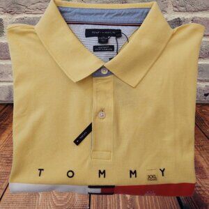 TOMMY HILFIGER CUSTOM FIT MEN'S SHORT SLEEVE POLO SHIRT - SIZE XXL